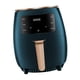 thumbnail image 3 of Freidora de aire de 1400 W, cesta para freír antiadherente, control de temperatura de 4,5 l, pantalla táctil compacta fácil de leer, freidora de horno Verde, 3 of 9