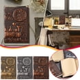 thumbnail image 1 of Xihbxyly Libreta con Relieve Europeo, Diseño de Tapa de Cuero, Textura Tridimensional Artesanal, Escritura Suave, Uso Diario, Regalo para Profesionales, Tamaño A5, 21,5 X 14,5 Cm, 1 of 7