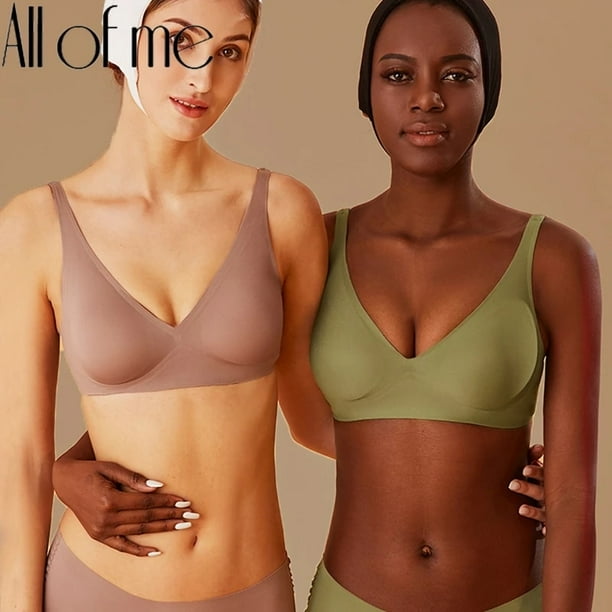 Sujetador sin costuras sexy para mujer Sujetadores sin alambre Ropa interior intima suave para mujer Ropa interior intima para mujer Ropa interior amp Ropa de dormir Tan Jianjun unisex Walmart en