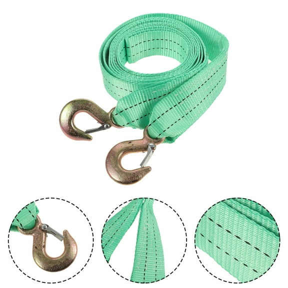 CIMAXIC Light Green 1Pack Car Tow Dolly in Polyester for Towing and Heavy Duty