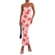 thumbnail image 1 of Vestido largo PRETTYGARDEN para mujer con estampado floral de verano 2025, 1 of 9