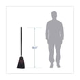 thumbnail image 6 of Boardwalk Flagged Tip Poly Bristle Janitor Brooms, 10 x 58.5, Wood Handle, Natural/Black, 12/Carton, 6 of 6