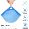thumbnail image 4 of ShenMo Storage Case Clip Holder Face, Foldable Silicone Bag Portable Storage Box Disposable Organizer Dustproof Blue, 4 of 5
