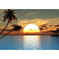 thumbnail image 2 of wall26 Large Wall Mural - Beautiful Tropical Scenery/Landscape Palm Trees on the Beach at Sunset | Self-adhesive Vinyl Wallpaper/Removable Modern Decorating Wall Art - 100" x 144", 2 of 5