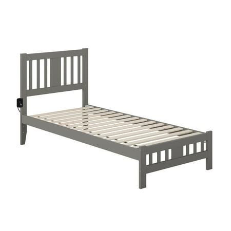 UPC: 0782219229648 | AFI Tahoe Twin Extra Long Bed with Footboard in Grey