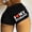 B18 Black women's pants clearance under $5, variant on Shorts for Women under $5! Cagogo Booty Shorts for Women Sexy Naughty Letter Printed Yoga Dance Gym Workout Running Active Hot Shorts Pants Briefs Loungewear Pajama