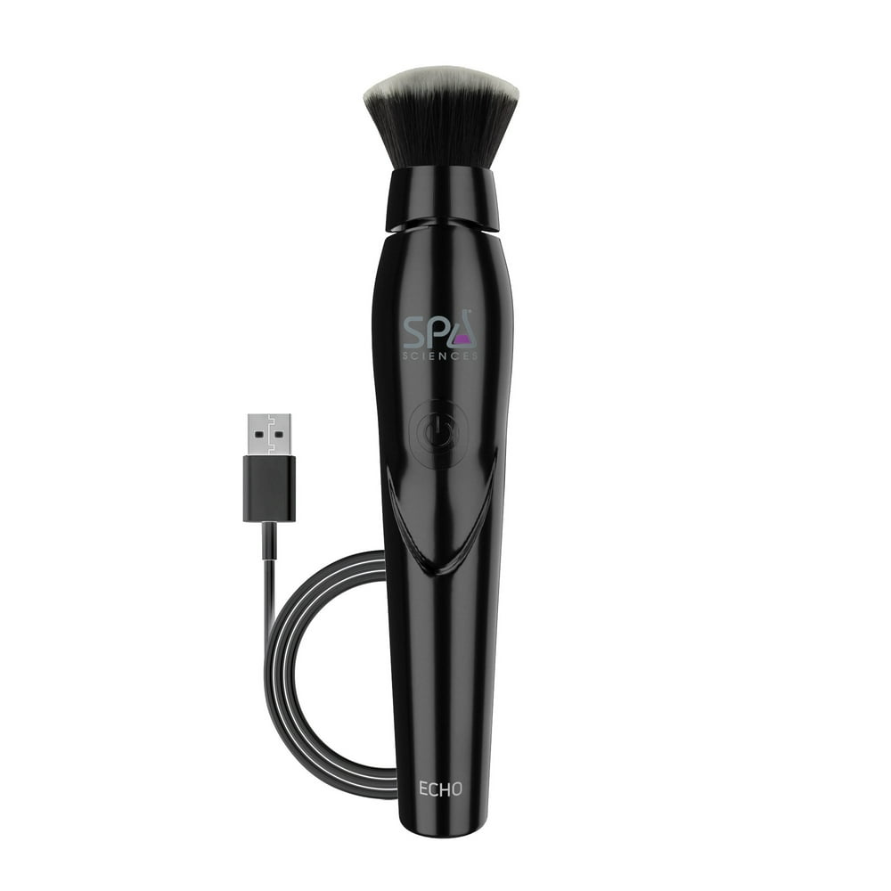 Spa Sciences Echo Rechargeable Antimicrobial Sonic Makeup Brush