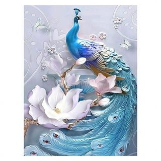 peacock AH1813 5D Diamond Painting -  – Five