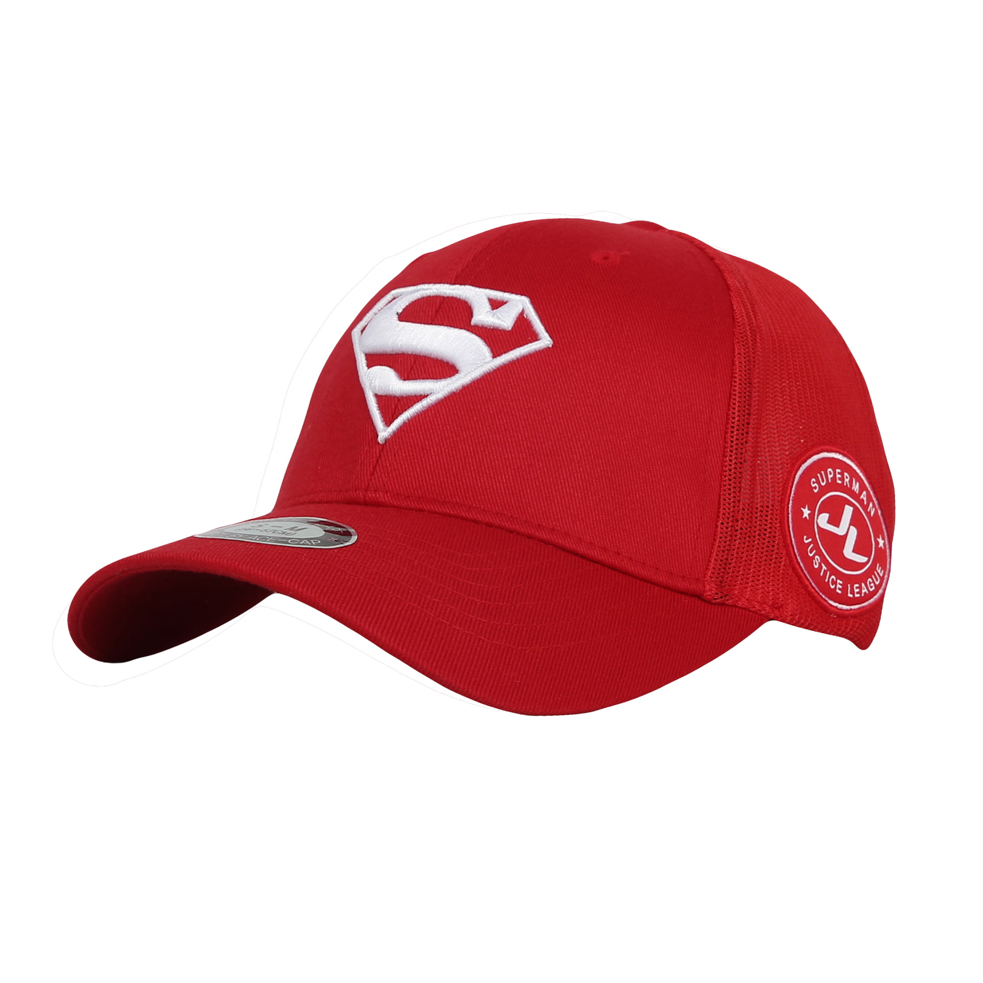 Officially Licensed Superman Shield Embroidered Adjustable Size Snapback Cap