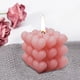 thumbnail image 4 of Vela De Aromaterapia Con Cubo De Burbujas, Regalo Para Mujer De 6,5x6,5x7cm Rosado Baoblaze Velas decorativas, 4 of 8