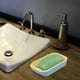 thumbnail image 2 of Bandeja organizadora de baño desmontable y drenable de 4 piezas Jabonera de ducha resistente de dos niveles, 2 of 8