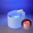 thumbnail image 7 of Automatic Cat Water Fountain, Water Dispenser, Night Light USB Quiet 3L Drinking Fountain for Kitten, Pet Supplies White, 7 of 7