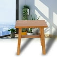 thumbnail image 4 of Tabouret pour Enfant, Anti-Mites, Banc Durable en Bambou, pour Salon, Tabouret Pliant pour Enfants, Rectangle, M, Rond, 4 of 8