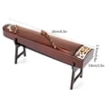 thumbnail image 3 of NFTIGB Miniature Wooden Musical Instrument Model Guzheng Display Mini Ornaments Craft Home Decor Figurine 6.3 inches / 16 cm with Stand and Storage Box for Desk and Office Table, 3 of 5