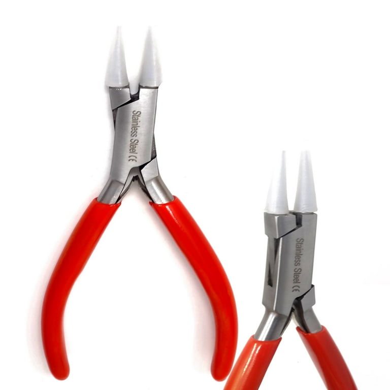 5 1/2 Inch Nylon Flat Jaw Pliers with Replacement Jaws: Wire