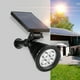 thumbnail image 1 of Focos solares para césped, foco solar impermeable, 4 LED, luz solar para jardín, luz solar para paisaje, diseño elevado, 1 of 8