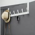 thumbnail image 5 of Fmxomd Over The Door Hooks, Door Hanger Hooks for Hanging, Over The Doors Towel Racks for Bathroom, Coat Rack Dorm Essentials (1Pack, White), 5 of 7