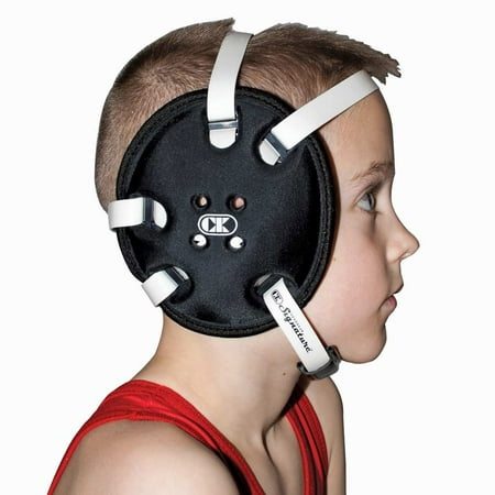 Youth Signature 4-Strap Stock Wrestling Headgear - Black, The Youth Signature Headgear features a new uniquely engineered foam padding.., By Cliff