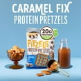thumbnail image 5 of Lenny & Larry's Fitzels Protein Pretzels Snack,Caramel Fix, 20g of Protein, 8 Pack, 5 of 6