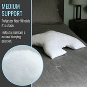 DMI CPAP Fiber Filled Sleep Apnea Pillow, Suitable for All CPAP Masks, Increases Comfort by Reducing Mask Pressure, Minimizes Air Leaks, Aligns Neck, Shoulders, and Spine
