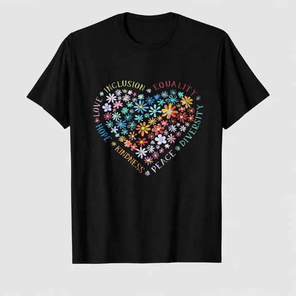 Autism Awareness Shirt Women Special Education Teacher T-Shirt Inspirational Graphic Tee Casual Top