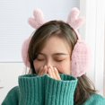 thumbnail image 4 of FADAACAI Womens Ear Muffs Winter Warm Earmuffs Deer Horn Cute Earmuffs Cold Proof Warm Sleeve Earmuffs Fuzzy Earmuffs Earmuffs for Women Winter Clearance！, 4 of 6