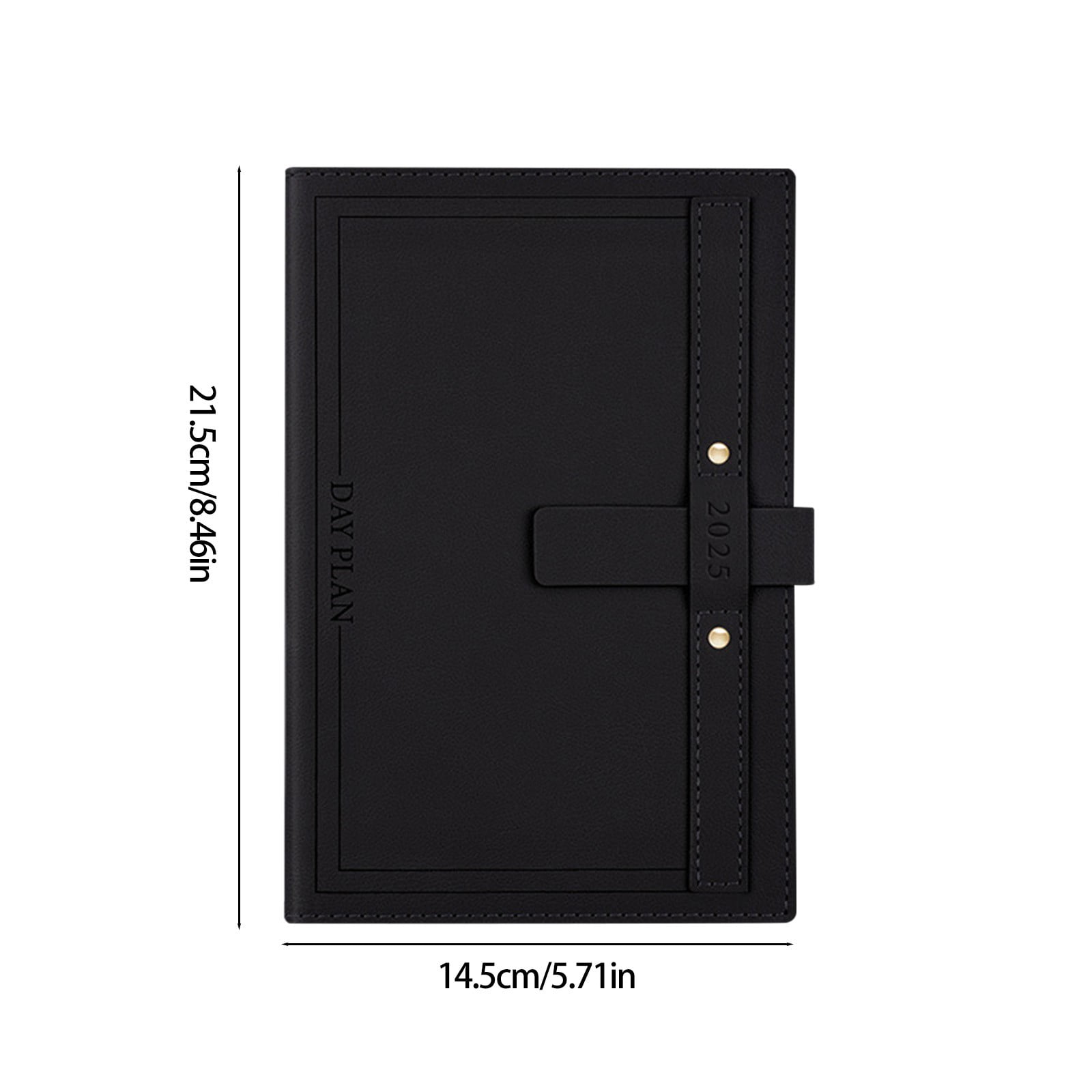 Qiweii 2025 A5 Weekly Planner Notebook，Efficiency Management Manual，Multi Purpose Planning and Note Taking Book