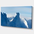thumbnail image 2 of Blue Winter Hills Panorama - Impression sur Toile Paysage, 2 of 4