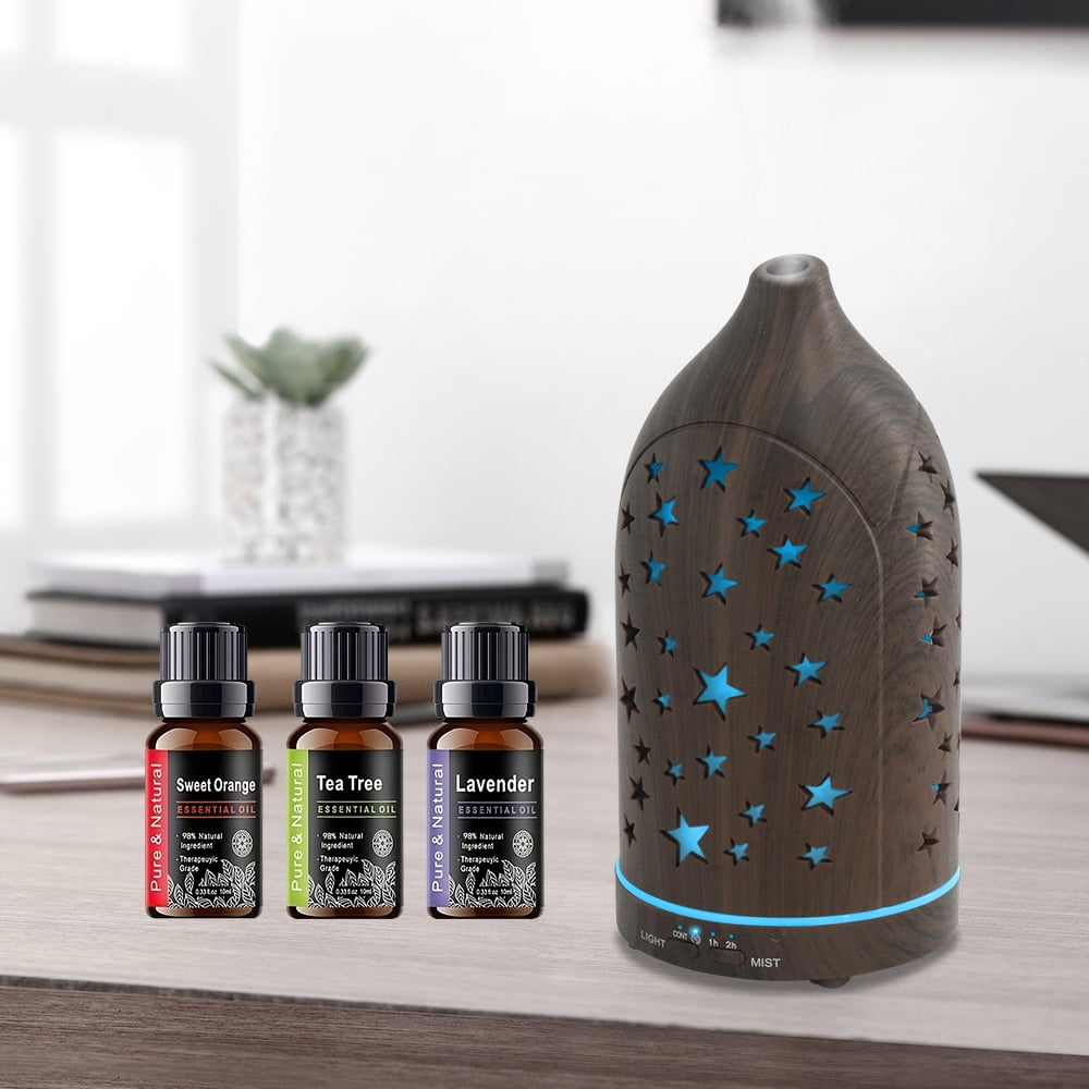 Essential Oil Diffuser for Home 7 LED Color Changing, Ultra Quiet, BPA-Free, Perfect for Office & Relaxation
