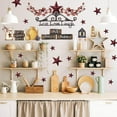 thumbnail image 4 of Country Style Wall Decals Country Stars Berries Live Love Laugh Wall Sticker Vintage Western Country Home Farmhouse Wall Decor Kitchen Stickers Rustic Decor for Living Room Bedroom, 4 of 9
