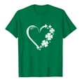 thumbnail image 3 of Crop Top Dgankt Women's St. Patrick's Day Short Sleeve T-Shirt Letter Printed Solid Color Tops Short Sleeve Crew Neck Shirts, 3 of 5