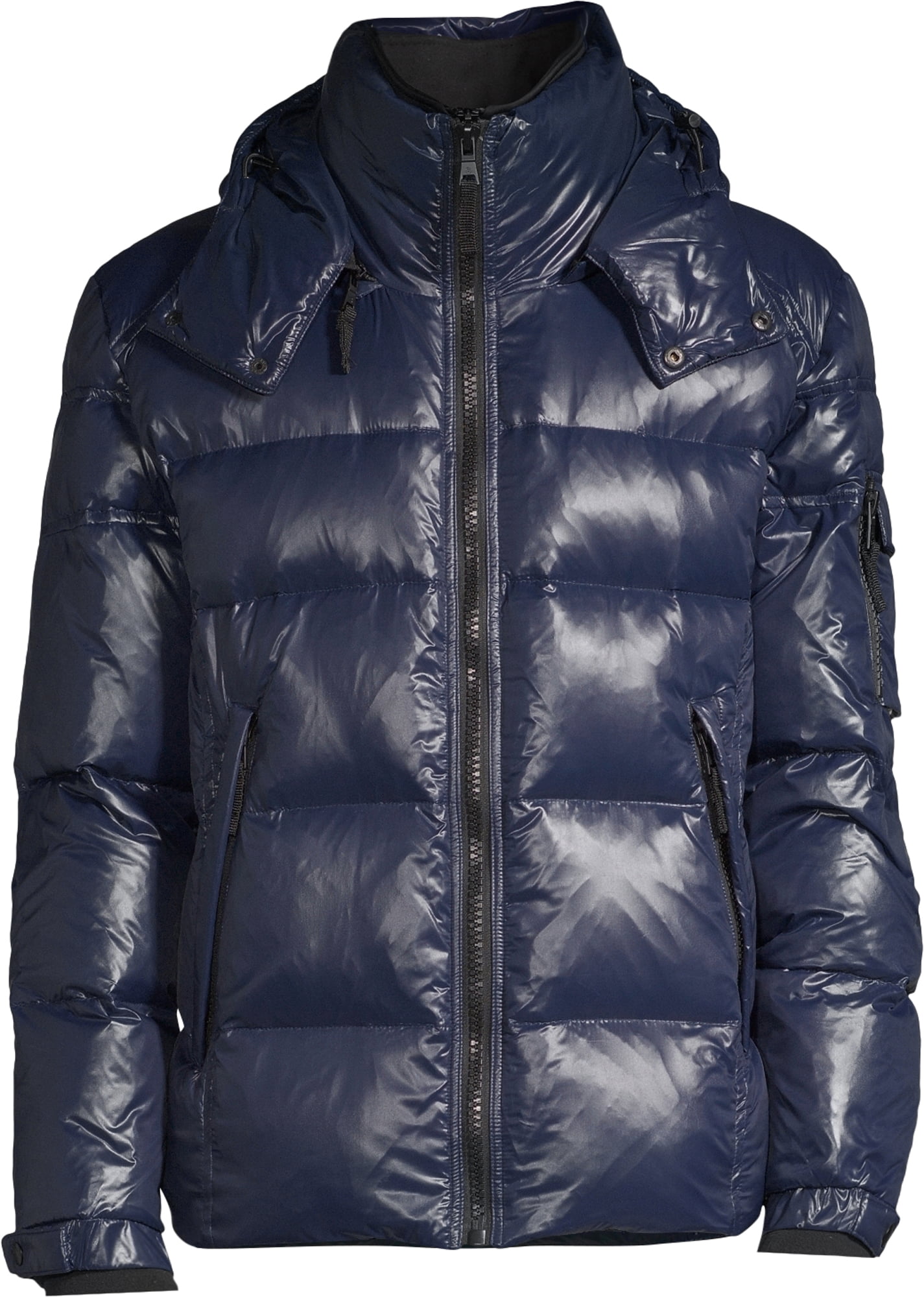 S13 Mens Downhill Quilted Zip Front Down Coat 