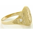 thumbnail image 3 of 10k Solid Yellow Gold Zodiac CZ Ring - Virgo, 3 of 5