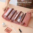 thumbnail image 4 of 4 In 1 Multifunctional Cosmetic Storage Bag Split Foldable Cosmetic Bag Portable Travel Wash Bag, 4 of 18