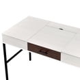 thumbnail image 4 of Verster Built-in USB Port Writing Desk in Natural & Black Finish, 4 of 8