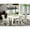 White, variant on East West Furniture Dining Room Set Linen White, WEGA7-WHI-35