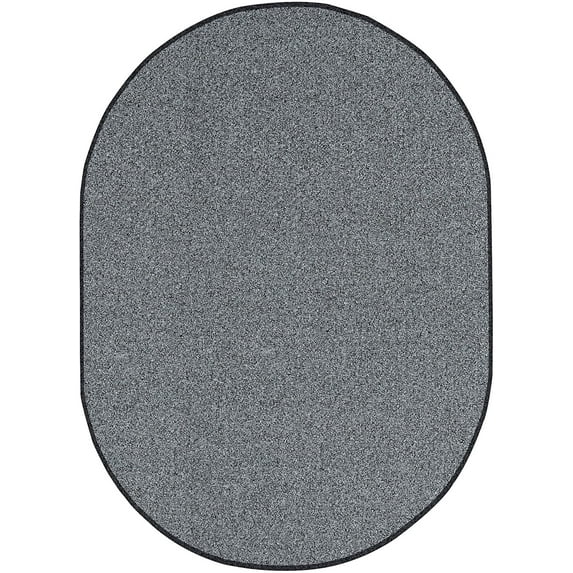 Furnish My Place Loop Floor Rug - 12 ft, x 18 ft., Oval, Grey, Customized Area Rug for Patio, Garden, Hallway, Living Room