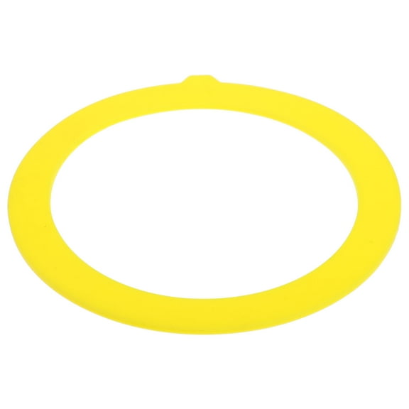 SASABAXI 1Set Toilet Components Round Yellow Silicone Seal Ring for Bathroom Use Flush Valve Seal