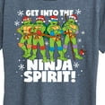 thumbnail image 3 of Teenage Muntant Ninja Turtles - Get Into The Ninja Spirit - Women's Short Sleeve Graphic T-Shirt, 3 of 5