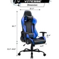 thumbnail image 3 of Vitesse gaming chair, 2024 Racing style gamer chair for teens,Comfortable High Back game chair,Lumbar Support and Headrest Computer Desk Chair with Height Adjustable Swivel Office Chair, 3 of 7
