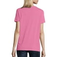 thumbnail image 6 of Hanes Women's Relaxed Fit Authentic Essentials Short Sleeve V-neck T-Shirt, 6 of 6