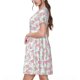 thumbnail image 2 of Balery Floral Vestidos sueltos de manga corta para mujer, vestidos de verano 2025, vestidos casuales de corte A con vuelo., 2 of 6