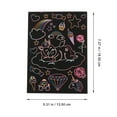 1 Set of Children DIY Scratch Off Paper Art Kit Scratch Paper Drawing