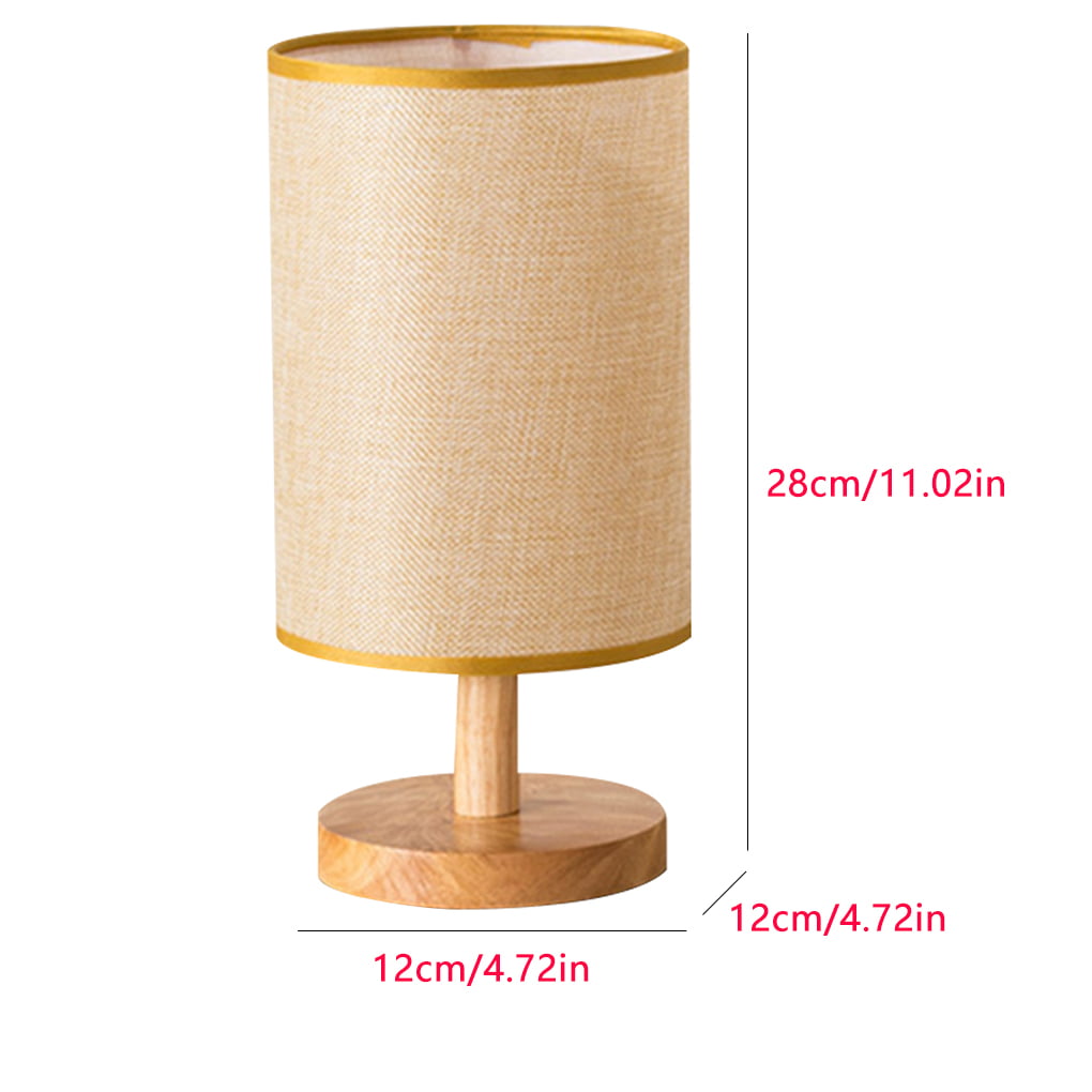 Width 28CM Table Lampshade red strip cloth Fabric Tapered Light Shade 