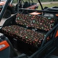 thumbnail image 2 of FKELYI Butterfly Hippie Flower Print UTV Seat Cover Waterproof Powersports Seats Covers Anti-Dust Mule Bench Seat Cover Compatible with Mule SX 2017-2023 Interior Decor, 2 of 7