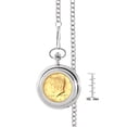 thumbnail image 2 of American Coin Treasures Gold Layered 1964 Silver JFK Half Dollar Men's Pocket Watch, 2 of 4