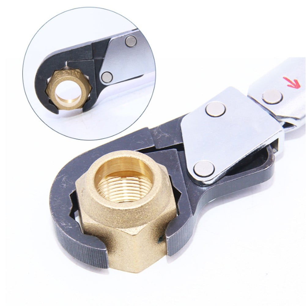Ratchet Torque Wrench Apark High Precision Open Type Wrench Set Air Conditioning Repair Tool Set ST-02L