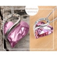 thumbnail image 3 of TINGN Infinity Love Heart Pendant Necklace with Birthstone Crystals for 12 Months Jewelry Gifts for Women, 3 of 5