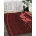 thumbnail image 3 of Ahgly Company Machine Washable Indoor Rectangle Transitional Red Area Rugs, 2' x 5', 3 of 7
