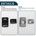 thumbnail image 5 of Unique Bargains Central Control SPORT ECOPRO OFF Button Cover for BMW 1 2 3 4 Series F20 F21 F22 F23 F30 F31 F34 Gear Panel Control Switch Black Center Console 2 Pcs, 5 of 6